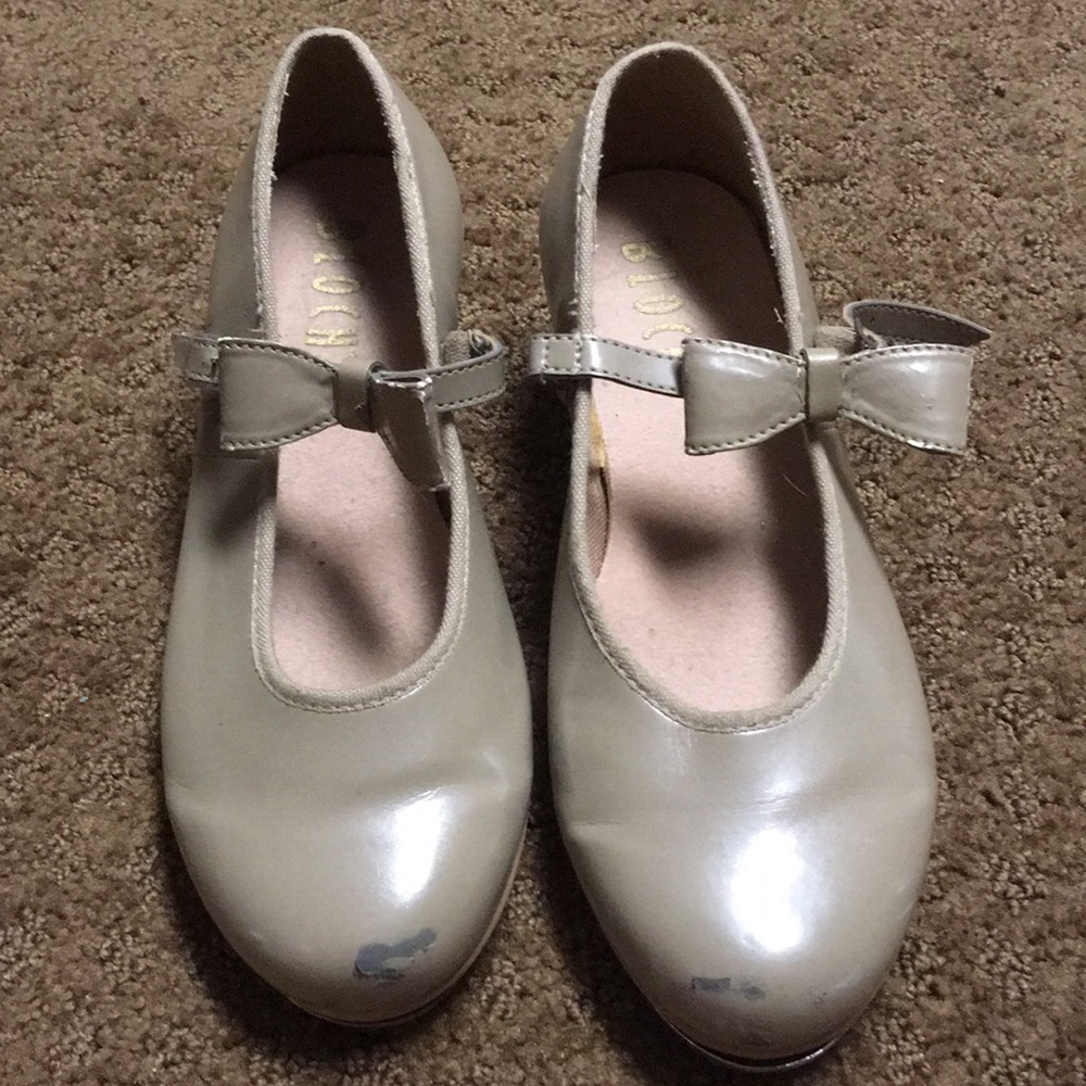 Tap shoes Bloch Girls size 1.5 dance preowned - Picture 2 of 6